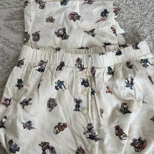 Brandy Melville P.J. Bottoms, Cotton, draw string, One Size